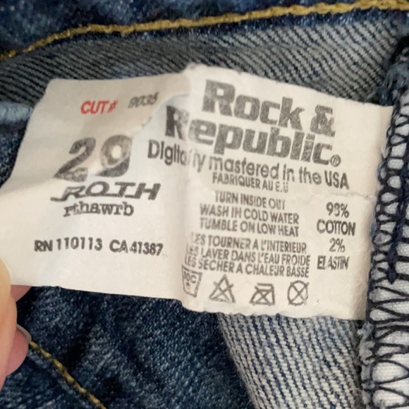 Rock & Republic Rainbow Roth Jeans - Picture 6 of 6